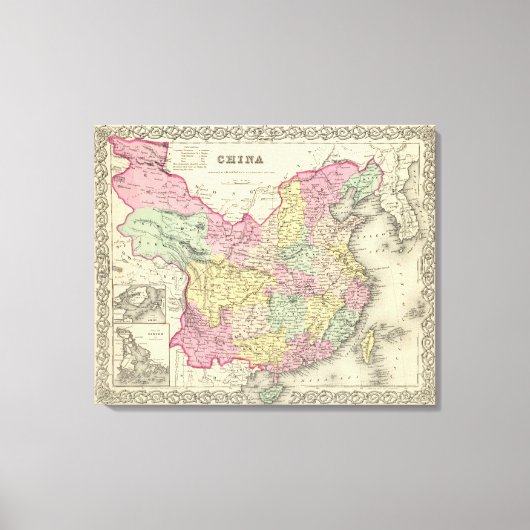 中国 キャンバスプリント (正面)