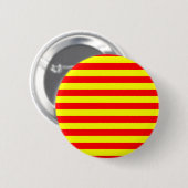 中国 キルギス スペイン 国旗 ストライプ 赤 黄色 パターン 缶バッジ (正面&裏面)