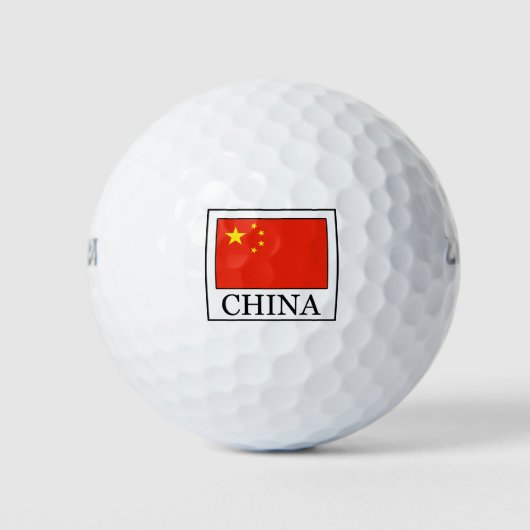 中国 ゴルフボール (正面)