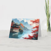 中国 サンキューカード (裏面)