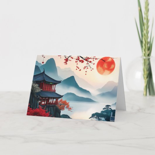 中国 サンキューカード (正面)