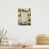 中国&ザ中国のピープルc1840 ポスター (キッチン)