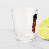 中国 ショットグラス (左)