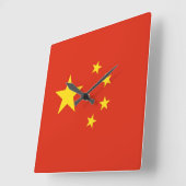 中国 スクエア壁時計 (傾斜)