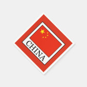 中国 スタンダードカクテルナプキン (角)