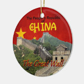 中国 セラミックオーナメント (左)