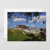 中国、チベット、ラサ、ポタラパレス ポストカード (正面/裏面)