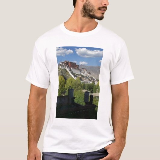 中国 チベット ラサ ポタラ宮 Tシャツ (正面)