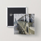 中国，ヘールビン，ヘイロンジアン州 缶バッジ (正面&裏面)