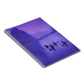 中国、リリバー。鵜の漁師。 ノートブック (右側)