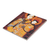 中国(中华圣母、中華聖母)の私達の女性中国のな聖母マリア タイル (側面)