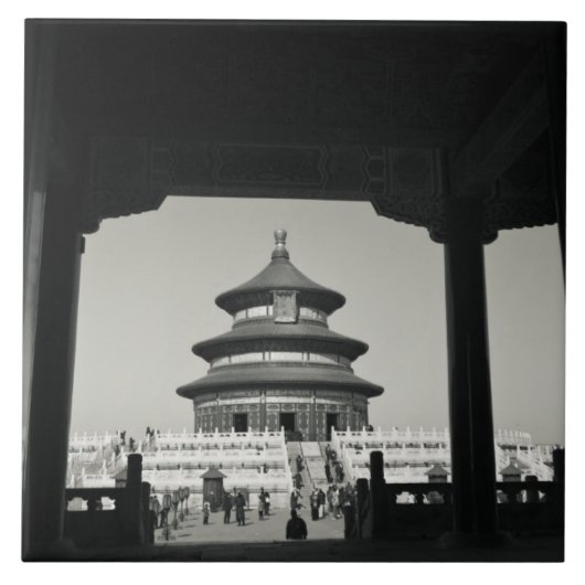 中国 北京市 崇文区 タイル (正面)