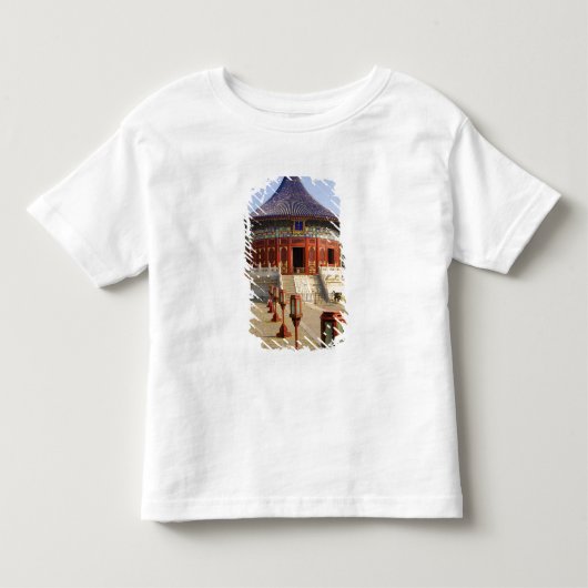 中国 北京 天壇公園 天壇 トドラーTシャツ (正面)
