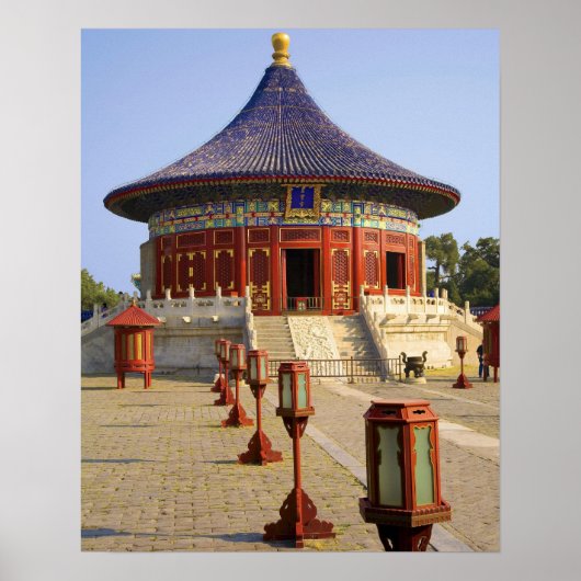 中国 北京 天壇公園 天壇 ポスター (正面)
