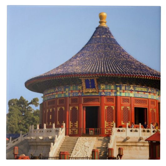 中国 北京 天壇公園 天壇 2 タイル (正面)