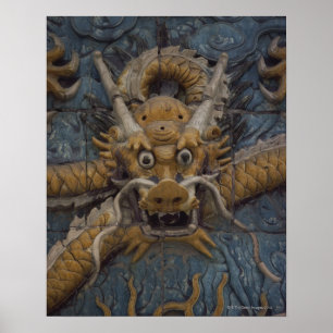 中国,北京,紫禁城,九龍 ポスター