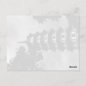 中国 広東 花塔 復古 ポストカード (裏面)