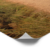 中国、広西チワン族自治区。揚州、自転車オン・カントリー ポスター (角)