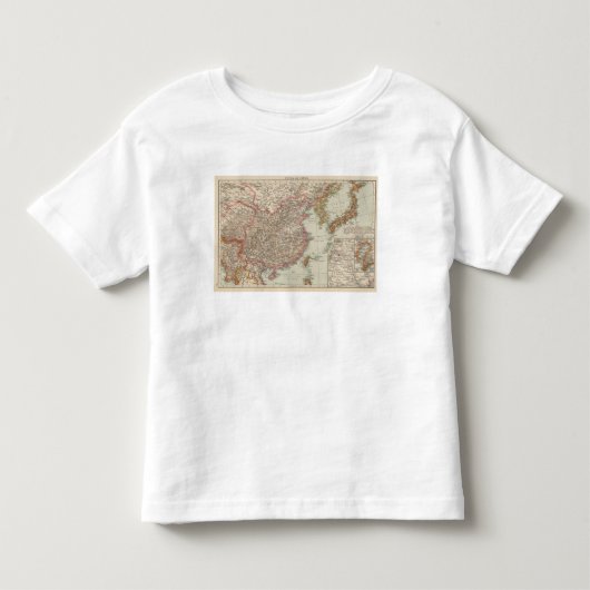 中国、日本2 トドラーTシャツ (正面)