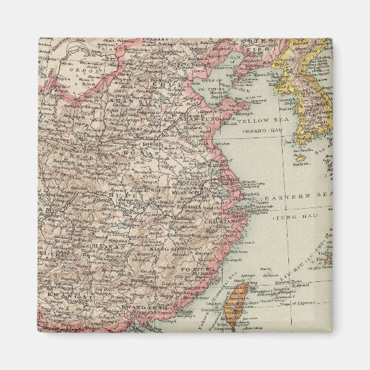 中国、日本2 マグネット (正面)