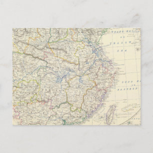 中国，日本 ポストカード