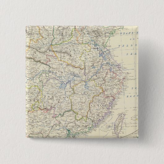 中国，日本 缶バッジ (正面)