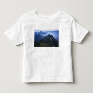 中国、朝霧の万里の長城 トドラーTシャツ