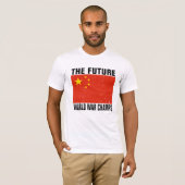 中国-未来の世界大戦のチャンピオン Tシャツ (正面フル)