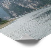 中国、桂林、李川、川のボートが並ぶ ポスター (角)