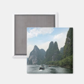 中国、桂林、漓江、 マグネット (正面/裏面)