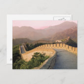 中国、淮楼郡日没オーバー ポストカード (正面/裏面)