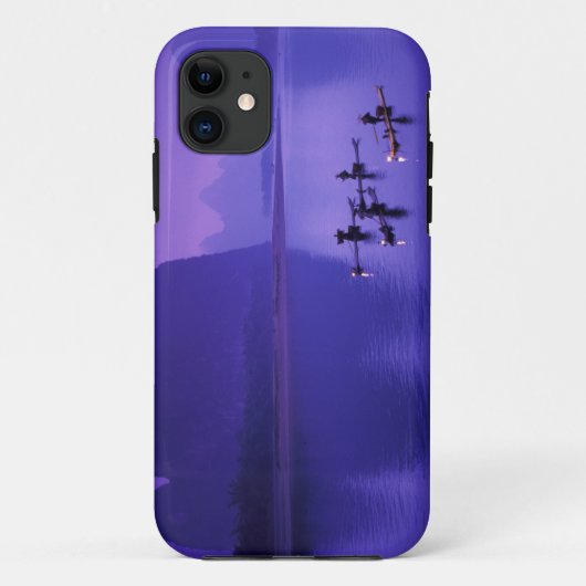 中国、灕江。鵜飼い漁師 Case-Mate iPhoneケース (裏面)