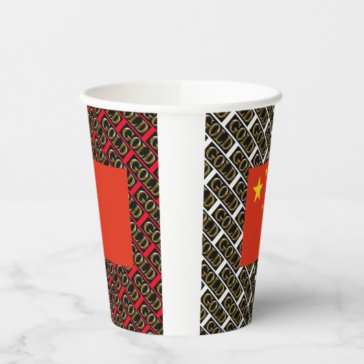 中国 紙コップ (左)