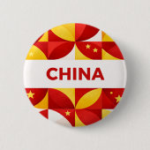 中国 缶バッジ (正面)