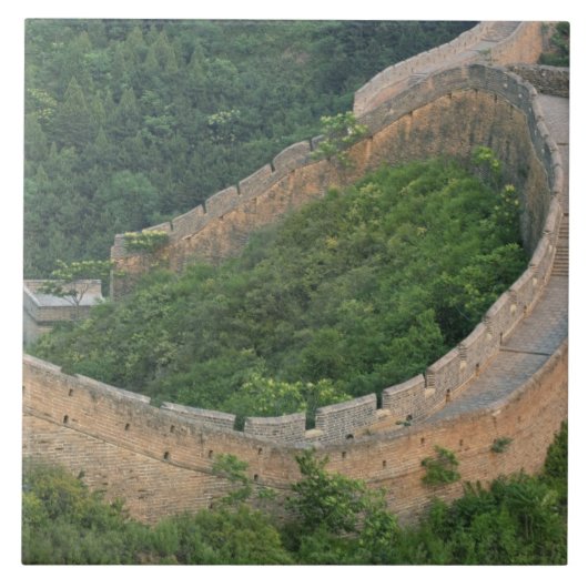 中国・金山嶺の万里の長城 タイル (正面)