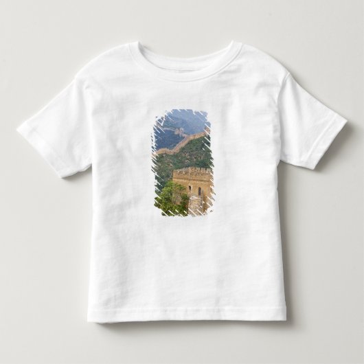中国・金山嶺の万里の長城 2 トドラーTシャツ (正面)