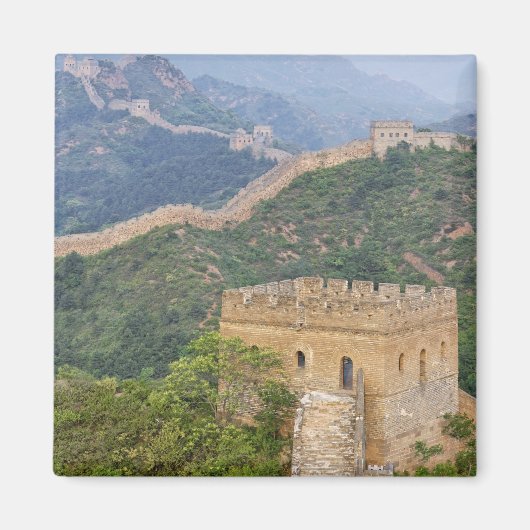 中国・金山嶺の万里の長城 2 マグネット (正面)