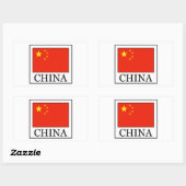 中国 長方形シール (シート)