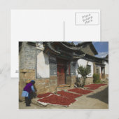 中国、雲南省、天津市。乾燥 ポストカード (正面/裏面)