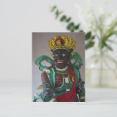 中国、雲南省、昆明。竹寺 ポストカード (スタンド正面)