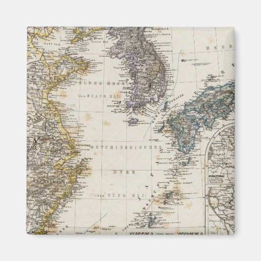 中国，韓国 マグネット (正面)