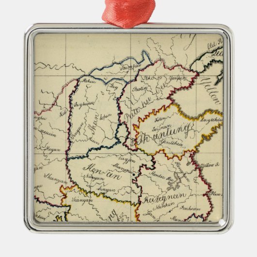 中国、韓国 メタルオーナメント (正面)