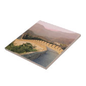 中国、風合朗郡、夕日 タイル (側面)