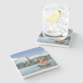 中国、香港、ビクトリア港、港、A ストーンコースター (横)