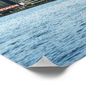 中国、香港、ビクトリア港、港、A ポスター (角)