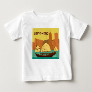 中国 香港 ベビーTシャツ