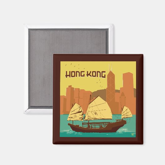 中国 |香港 マグネット (正面/裏面)