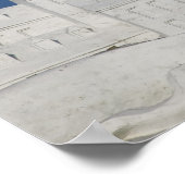 中国、黒竜江省、ハルビン（ハルピン）。3 ポスター (角)