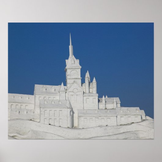 中国、黒竜江省、ハルビン（ハルピン）。3 ポスター (正面)