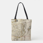 中国| 1662年のヴィンテージの地図 トートバッグ (裏面)